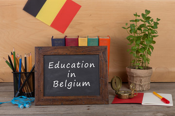 Fototapete - blackboard with text 