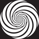 Fototapeta Do przedpokoju - background black and white spiral