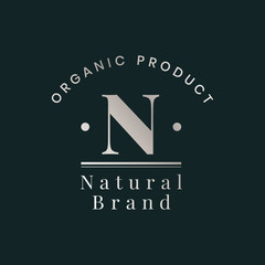 Wall Mural - organic product logo