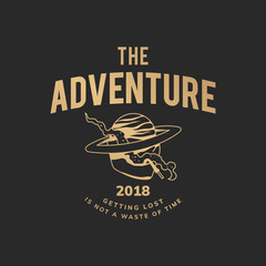 Sticker - The adventure illustration