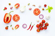 © Bowonpat - Various fresh vegetables and herbs on white background.
