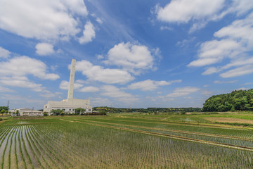 春の四街道市の田園風景