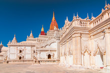 Ananda Temple , Beautiful Temple In Bagan , Myanmar.