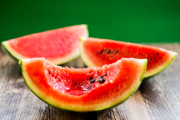 Watermelon on the desk, Chiangmai Thailand