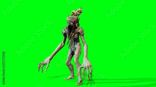 Cuadros en Lienzo Nuclear post-apocalypse mutant 3d render