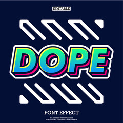 Poster - dope cool green graffiti typeface with highlight gradient color and shadow effect, outline simple st