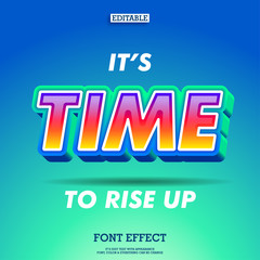 Fototapete - fun and friendly quote text style with gradient color and modern 3d design