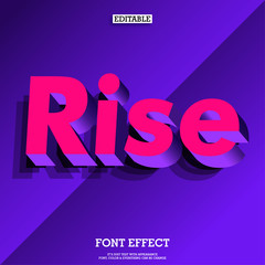 Fototapete - 3d modern alphabet poster typeface. super cool text effect 