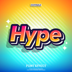 Fototapete - bold strong graffiti font with highlight and shadow cool pop 3d youth typography font effect