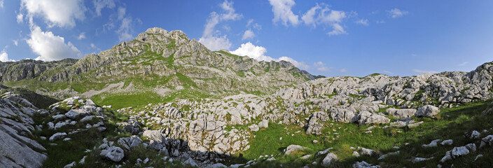 Canvas Print - Berglandschaft im Zurim-Gebirge, Montenegro