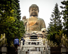 Big Buddha At Lantau Island