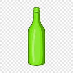Poster - Beer bottle icon in cartoon style isolated on background for any web design 