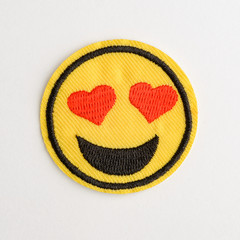 lovey dovey emoji patch