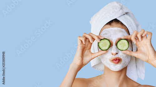 Beautiful young woman with ...