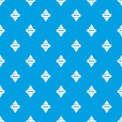Poster - Lock old pattern vector seamless blue repeat for any use