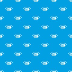 Poster - Lock code pattern vector seamless blue repeat for any use