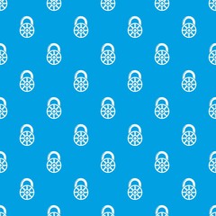 Poster - Lock modern pattern vector seamless blue repeat for any use