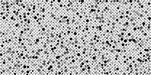 Scattered random black dots. Dark points dispersio