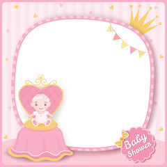 Wall Mural - baby-shower-princess