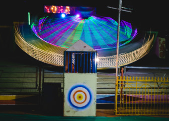 ferris wheel at night