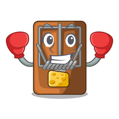 Sticker - Boxing mousetrap in the a character shape