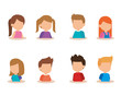 © Gstudio - cute little kids group characters