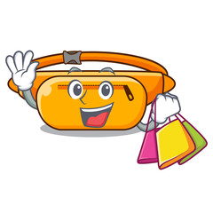 Wall Mural - Shopping waist bag in the shape mascot