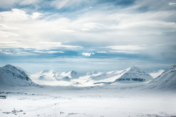 brøgger glaciers, svalbard