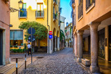 Fototapeta Uliczki - Narrow street in Padua (Padova), Veneto, Italy