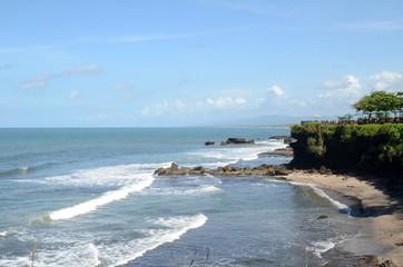 Wall Mural - Cliff at Tanah Lot Temple in Bali