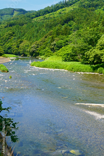 山間の清流 夏の気仙川 陸前高田 岩手 日本 7月上旬 Stock Photo Adobe Stock 山間の清流 夏の気仙川 陸前高田 岩手 日本 7月上旬 Stock Photo Adobe Stock