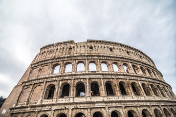 Wall Mural - Colosseum in Rome, Italy is one of the main travel attractions. Scenic view of Colosseum.