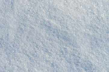 background of fresh snow