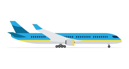 Wall Mural - Passenger airplane icon