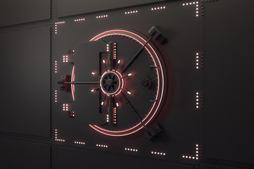 Poster - Creative closed safe door