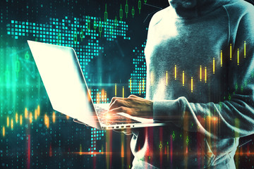 Aufkleber - Investment and attack concept