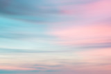 Fototapeta Zachód słońca - Defocused sunset sky  natural background