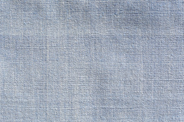 Blue cotton weave fabric texture