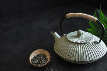 Sticker - Asian Teapot and Tea