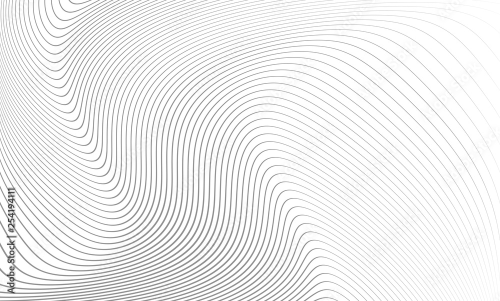 Vector illustration of the pattern of the gray lines abstract background. EPS10. - obrazy, fototapety, plakaty 