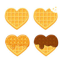 Heart Shaped Waffles