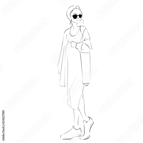 pics Mom Sketch Black https stock adobe com images black and white fashion sketch of a cool mom to be 254227989 start checkout 1 content id 254227989