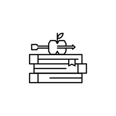 Poster - learning, technology, knowledge, education icon. Element of creativity and learning icon. Thin line icon for website design and development, app development. Premium icon