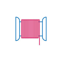 Aufkleber - 3D printing, view icon. Element of 3d printing icon. Thin line icon for website design and development, app development. Premium icon