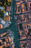 Fototapeta Nowy Jork - Drone view of Venice, Italy