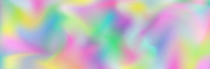 Aufkleber - horizontal abstract pastel holographic texture design for pattern and background