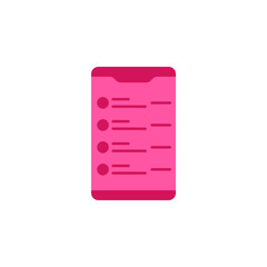 Poster - Chat, mobile color icon. Element of color chat icon. Premium quality graphic design icon. Signs and symbols collection icon for websites, web design, mobile app