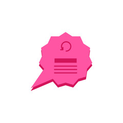 Poster - Chat, backup color icon. Element of color chat icon. Premium quality graphic design icon. Signs and symbols collection icon for websites, web design, mobile app