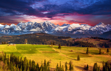 Wall Mural - polish mountains tatry
