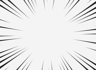 Fototapete - abstract comic line of copy space with white background. you can use for highlight text of space for